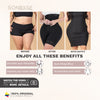 Pantalones cortos de cintura alta para levantamiento de glúteos Fajas Colombianas de Mujer Sonryse 073ZF