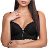 Brasier Push up Lace for Women with High Back Coverage Removable Straps SONRYSE C481