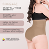 3-Pack High Waisted Tummy Control Panties Fajas Colombianas Sonryse SP607NC