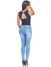 Skinny Colombian Butt Lifting Jeans with Removable Pads Lowla JE217988-5-Fajas Colombianas Shop