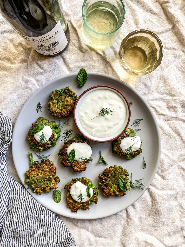 Spring Pea Fritters