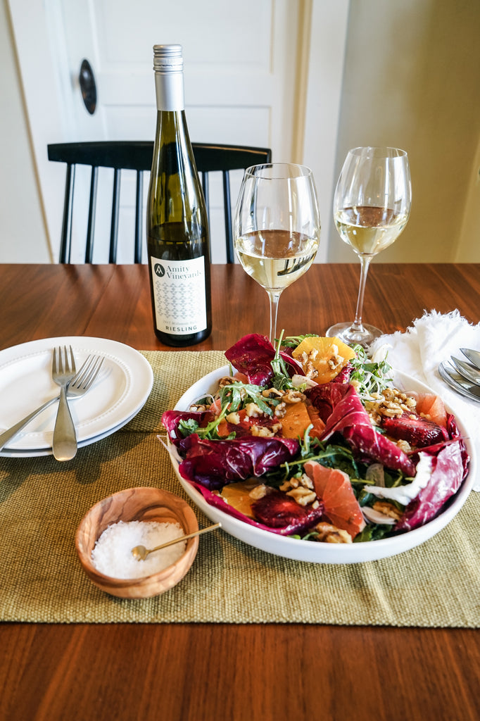 Amity Vineyards Riesling Citrus Salad