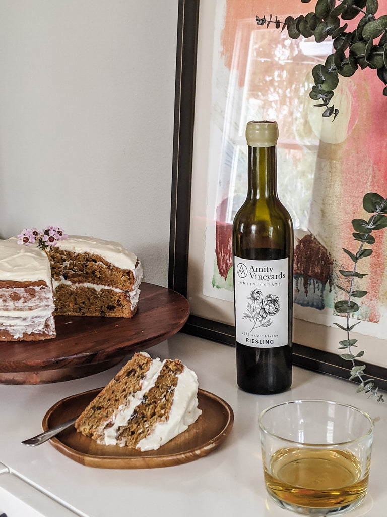 Select Cluster Riesling and Carrot Cake