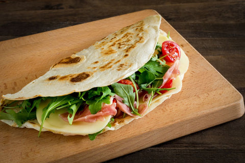 Italian Piadina Bread, Italian Piadina Flatbread, Olive Garden Piadina, Piadina Jamie Oliver, Piadina Wrap, Italian Wrap, Wrap, Pizza, authentic italian bread recipes