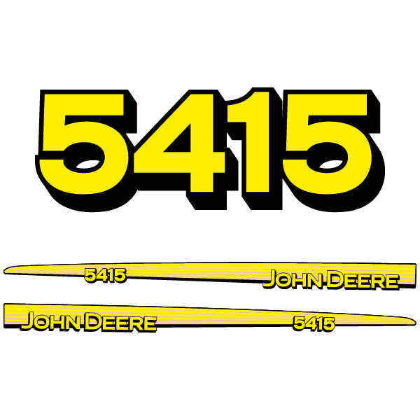 John Deere 6415 tractor decal aufkleber adesivo sticker set – 4.11 Decals