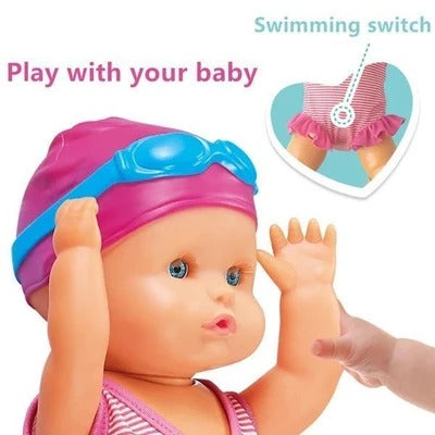 swimming doll