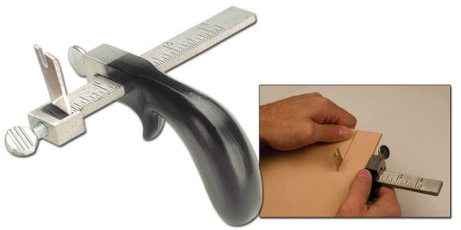 Draw gauge- leather strap cutter 