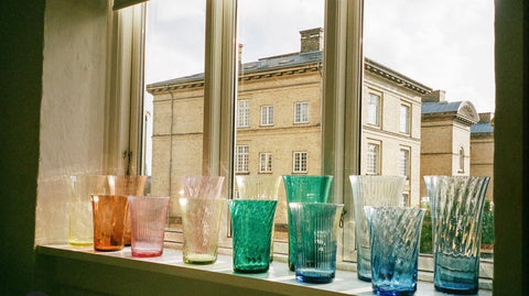 Stilleben concave glassware - vases in all colors