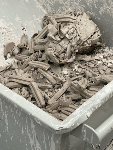 Clay to be recycled and reused by Stillebens ceramics factory 