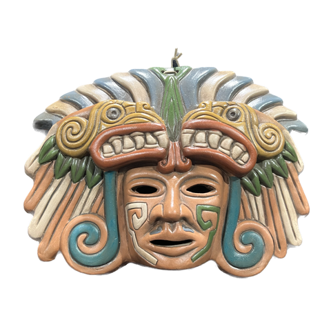 Quetzalcoatl Ceramic Mask