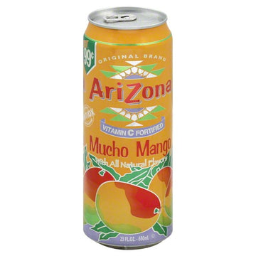 AriZona Half Iced Tea & Half Tropical Flavor 23 Fl oz can