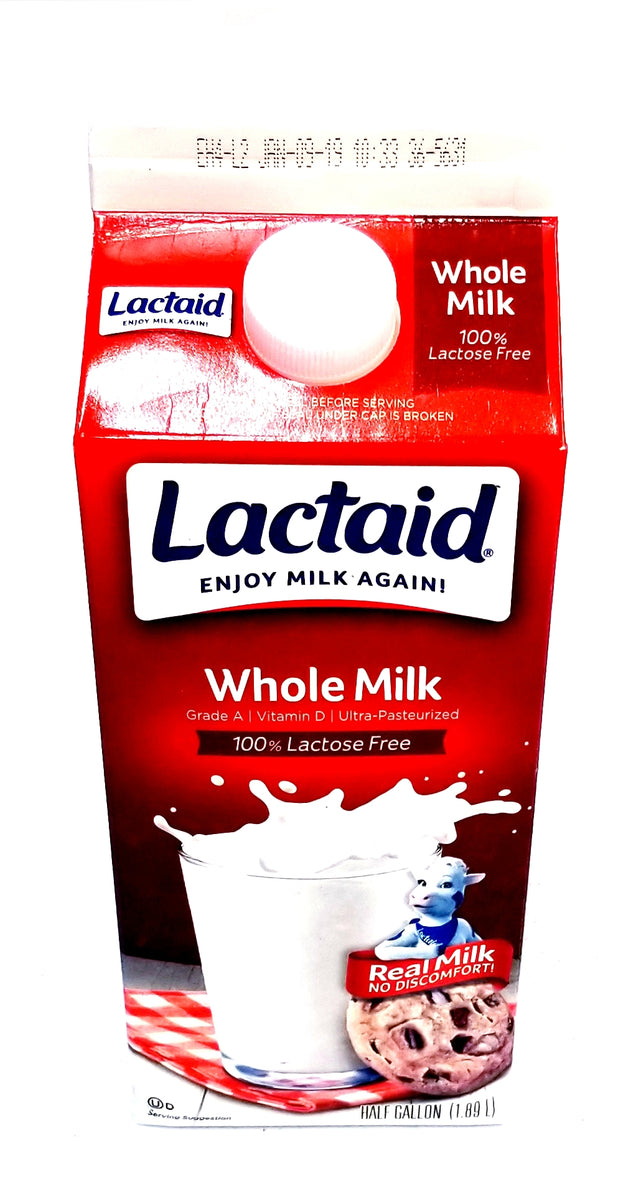 Lactaid Whole Milk 1/2 gallon 100 Lactose Free Market Place Delivery