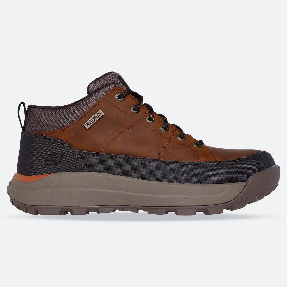 Men's Wide Fit Skechers 210900W Cambert Bruin Boots