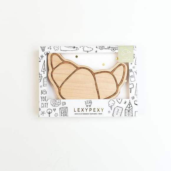 lexypexy croissant teether