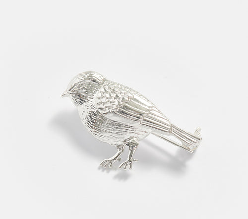 Silver Bird Brooch