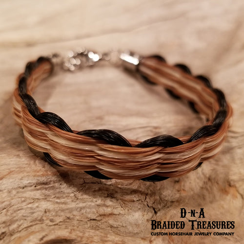 The Treasured Horse Horse Hair Cuff Bracelet