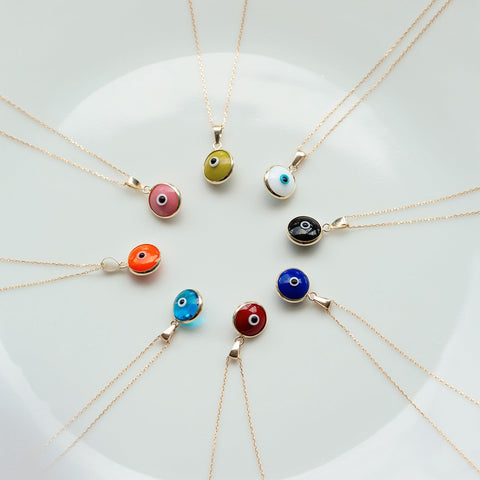 Golden Evil Eye Layered Necklace – GIVA Jewellery