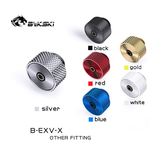 BYKSKI B-EXV-X G1/4″ Thread Water Stop Plug Cap Fittings Brass for Water  Cooling