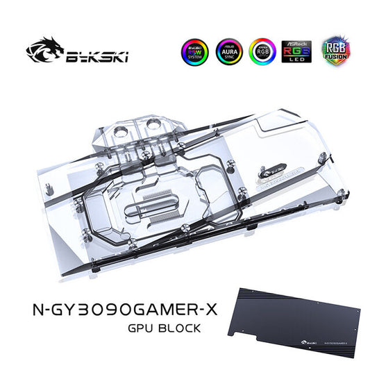 Gnorium Water Cooling GPU Block for GALAX RTX 4080 N-GY4080XY-X