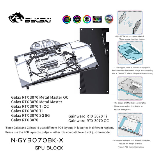 Bykski GPU Water Block For Inno3D / Galax / Gainward / AIC(Reference) RTX  4080, Full Cover With Backplate PC Water Cooling Cooler, N-RTX4080H-X at  formulamod sale