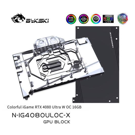 Bitspower Nebula VGA Water Block For GALAX GeForce RTX 4080 HOF 