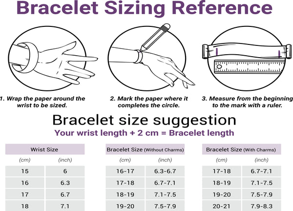Bracelet Sizing Chart