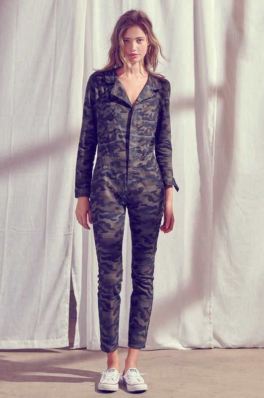 purple camo jumpsuit