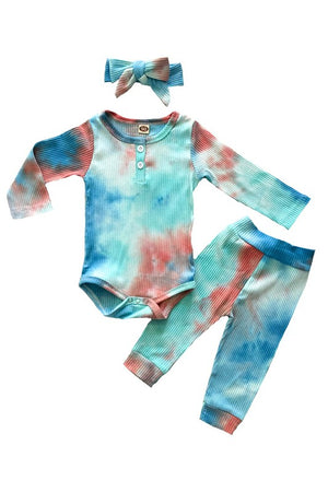 3 Piece Baby Tie-Dye Set – Hippie Vibe Tribe