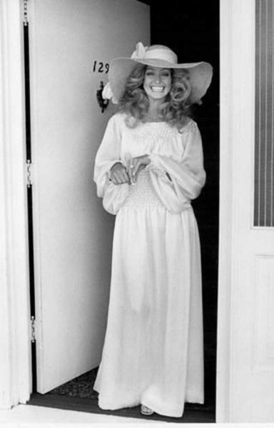 wedding dress boho 1970s