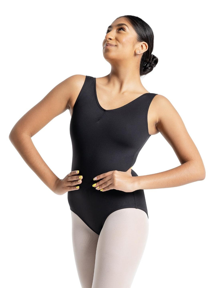 Adult Tank Leotard with Front Pinch D7500 – Dancer's Wardrobe