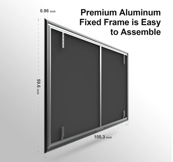 Wemax 120 inch Projector Screen Easy Installation