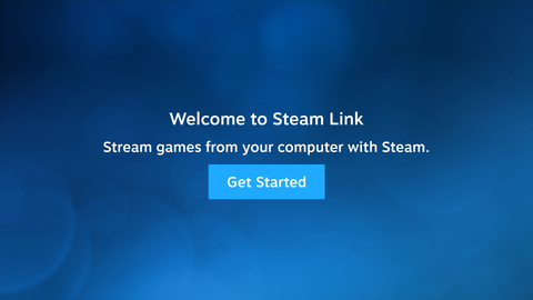 Launch steam link on Wemax Vogue Pro and get started