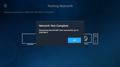 Allow Wemax Vogue Pro Steam link app to check network