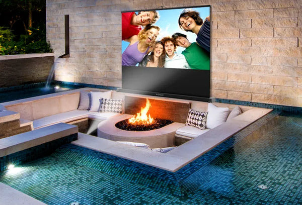 ideal outdoor projection screen