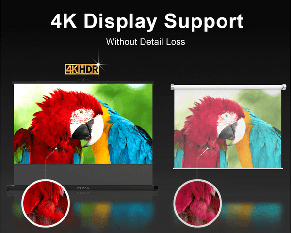 Cloth Screen 4K Display Support