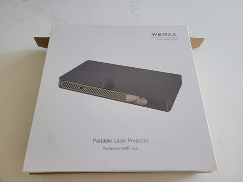 Wemax Go Advanced Laser Projector Unboxing and Initial Hands-On