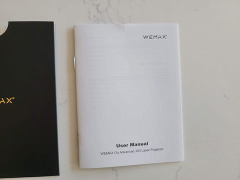 Wemax Go Advanced Laser Projector Unboxing and Initial Hands-On