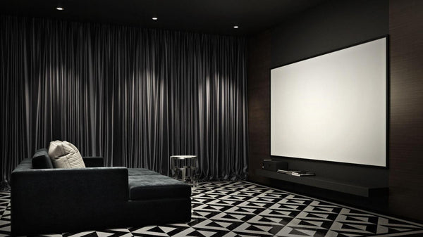 projector screen size for home theater