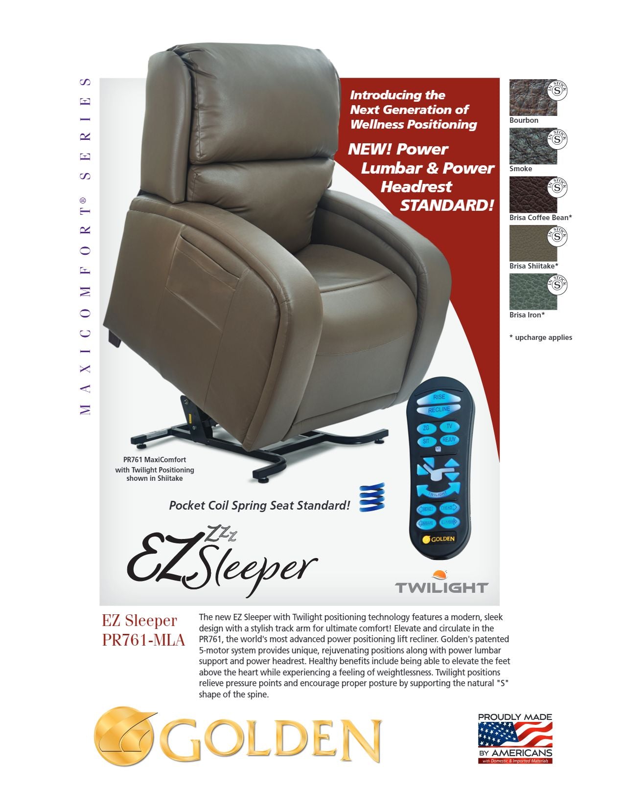 golden ez sleeper lift chair