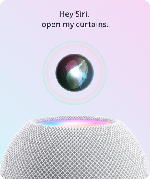 Hey Siri, open my curtains