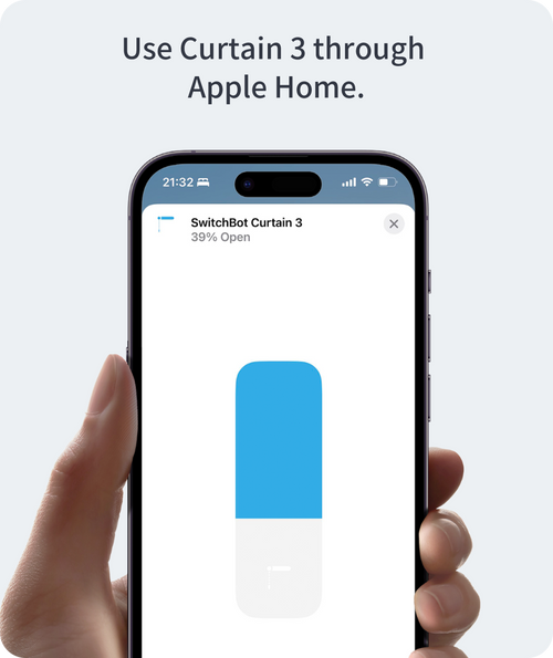 Use Curtain 3 through Apple Home