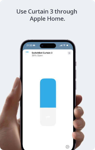 Use Curtain 3 through Apple Home