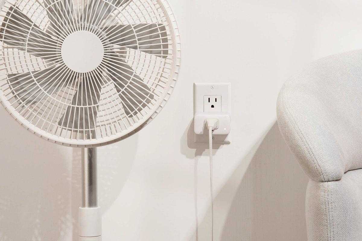 SwitchBot Mini Smart Wi-Fi Plug works with your fan.