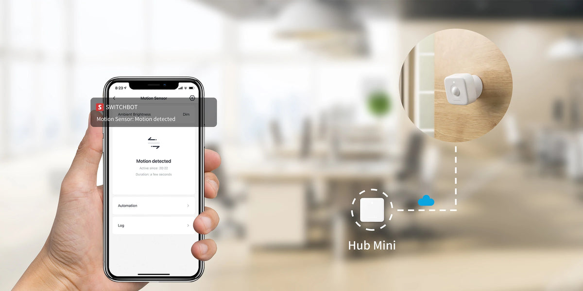 Motion Sensor Light Switch | SwitchBot Motion Sensor for Home
