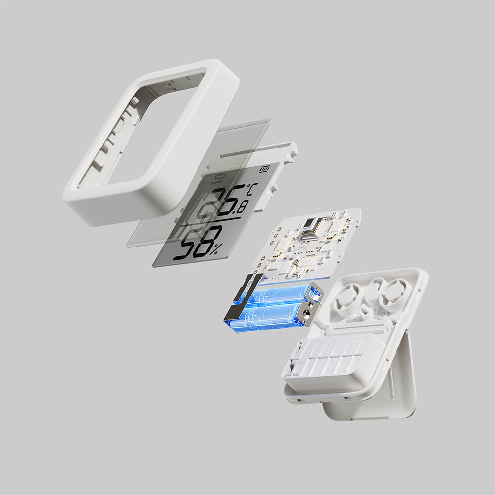 2 st. Switchbot Meter inkl. Switchbot Hub | Termometer | Hygrometer |  Smarta hem | Bluetooth | Wi-Fi Bridge