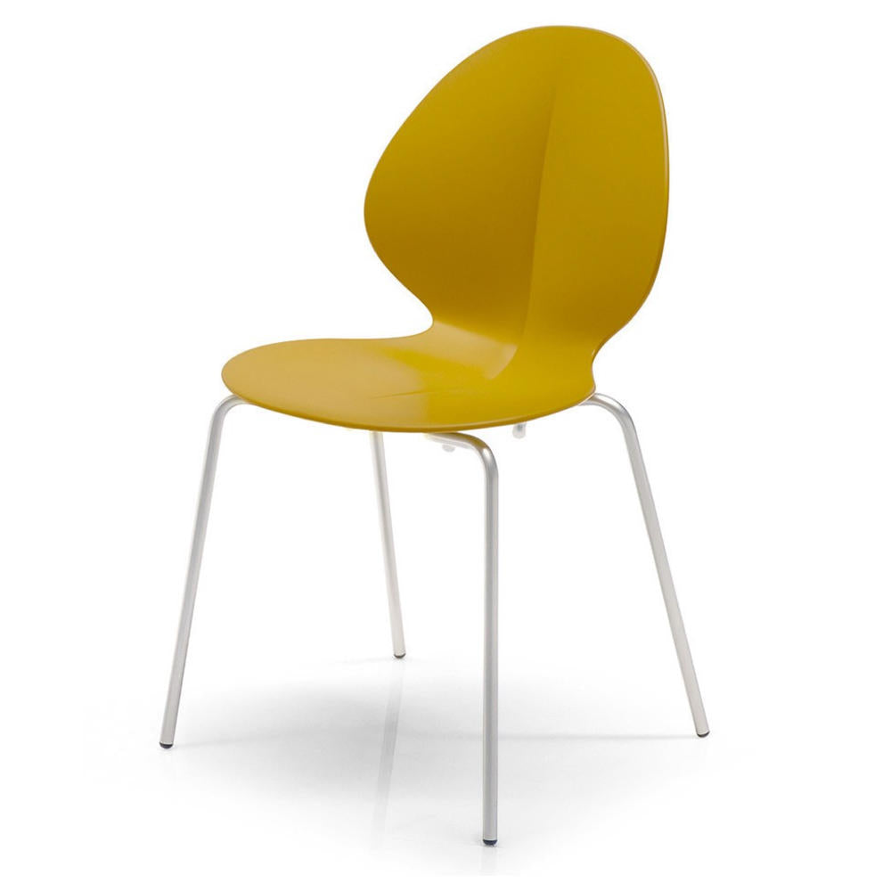 calligaris basil dining chair  modern plastic chairs