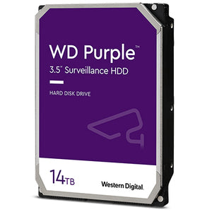 14TB WD Purple - כונן פנימי למצלמות אבטחה או שרת אחסון ביתי