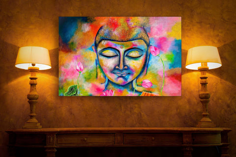 Buddha art, buddha painting, mind calming wall art