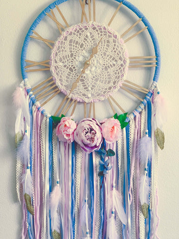 dream catcher wall clock, dream catcher inspired