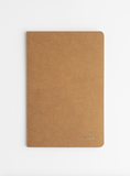 Personalised Brown Kraft Softcover notebooks 3 Pack